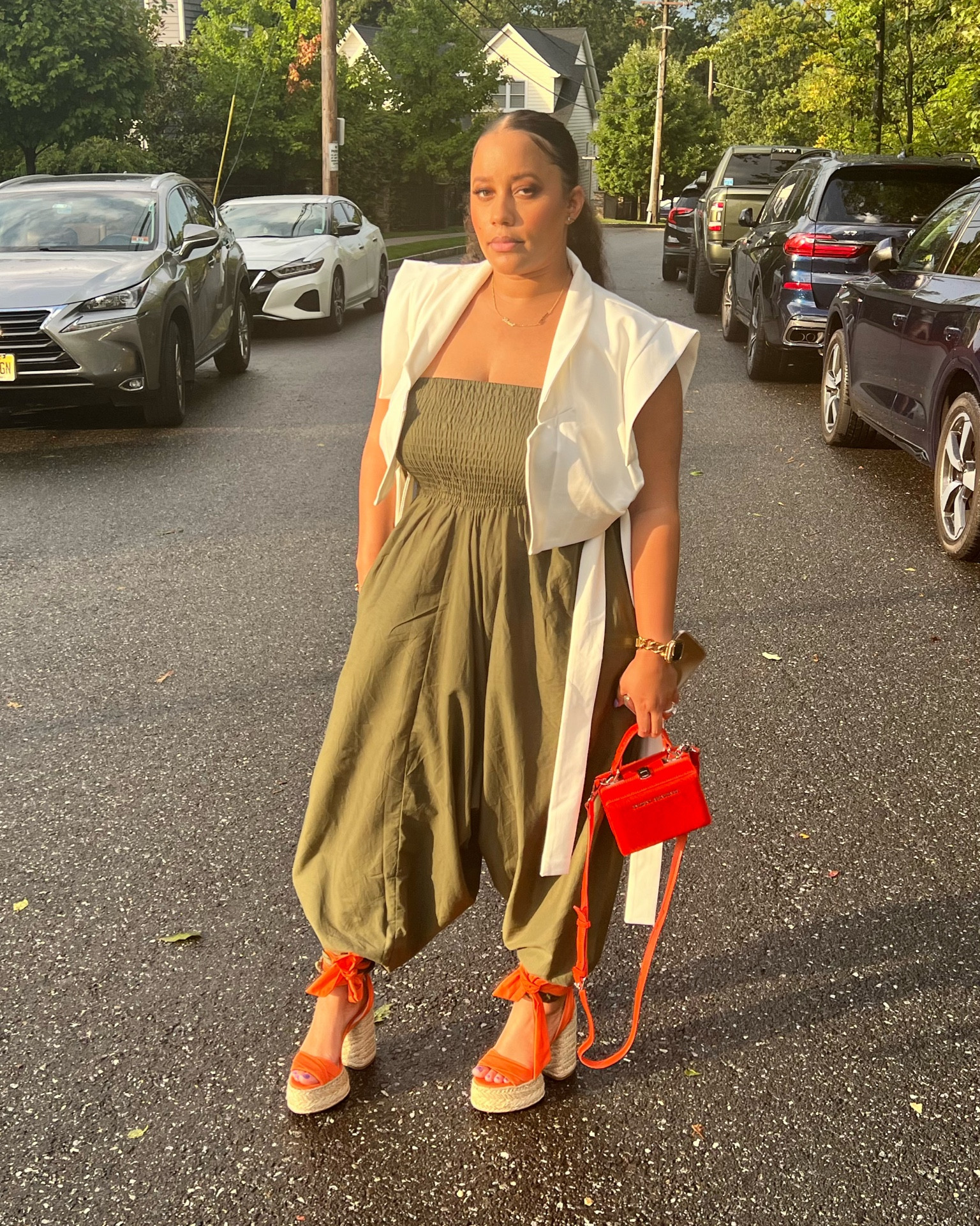 Mixing  high to low and having fun with it!

Jacket- Akira
Romper- Amazon y’all! And so comfortable. In my Amazon store in bio and stories  
Shoes- Christian Louboutin
Bag- Brandon Blackwood

#LTKshoecrush #LTKmidsize #LTKfindsunder50