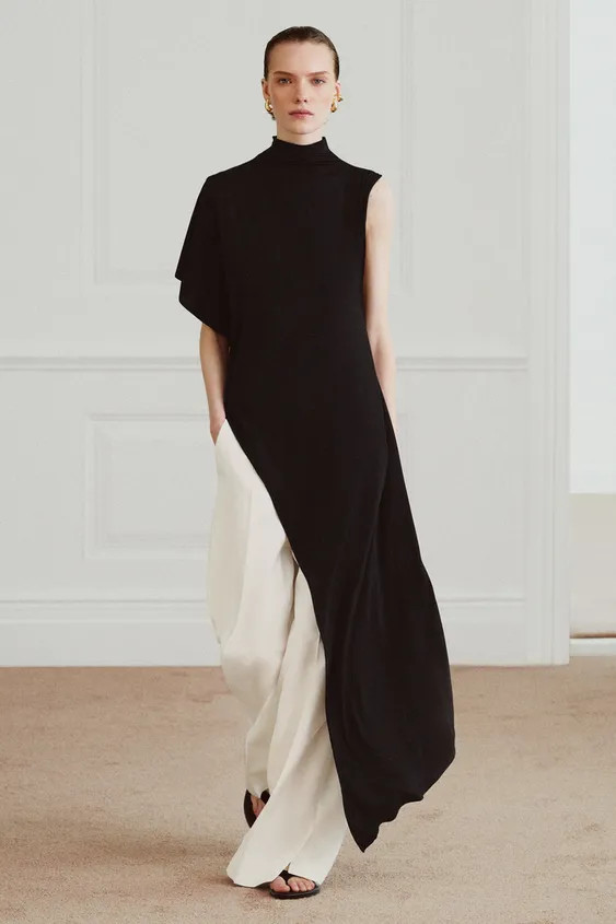 DRAPED ASYMMETRIC TOP | Zara US