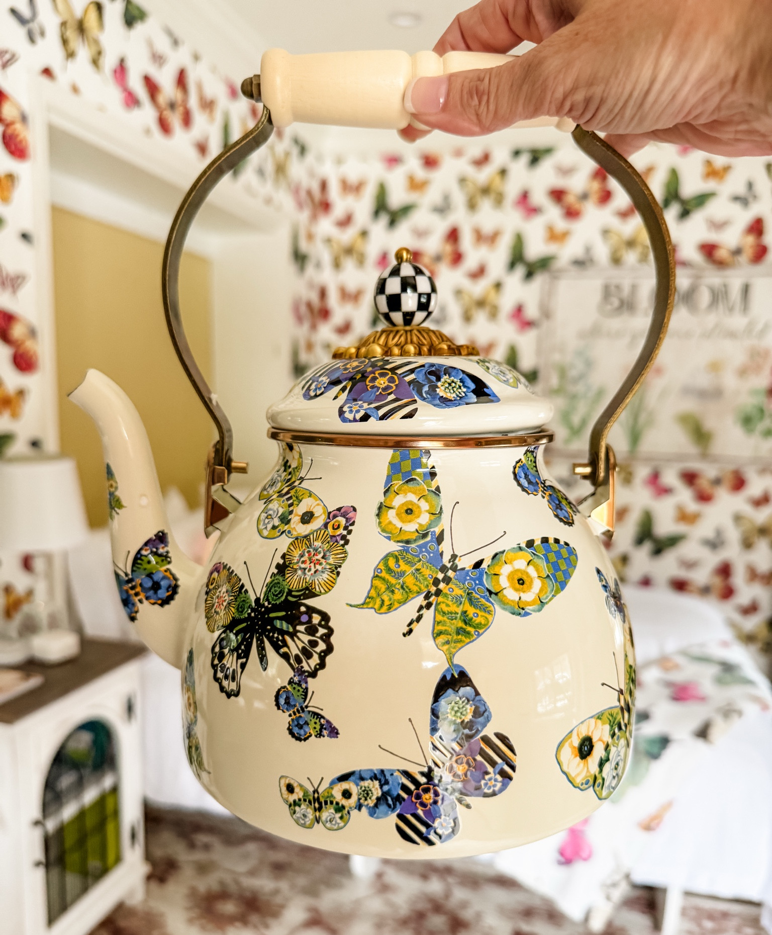 If you need an adorable gift for anyone who loves teapots or tea, this cute option from Mackenzie Childs is a definite winner. I’m showcasing the butterfly one here, but there are tons of patterns you can choose from. This is a high-quality teapot that is sure to wow the tea lover in your life. 

#LTKHome #LTKHoliday #LTKCyberWeek