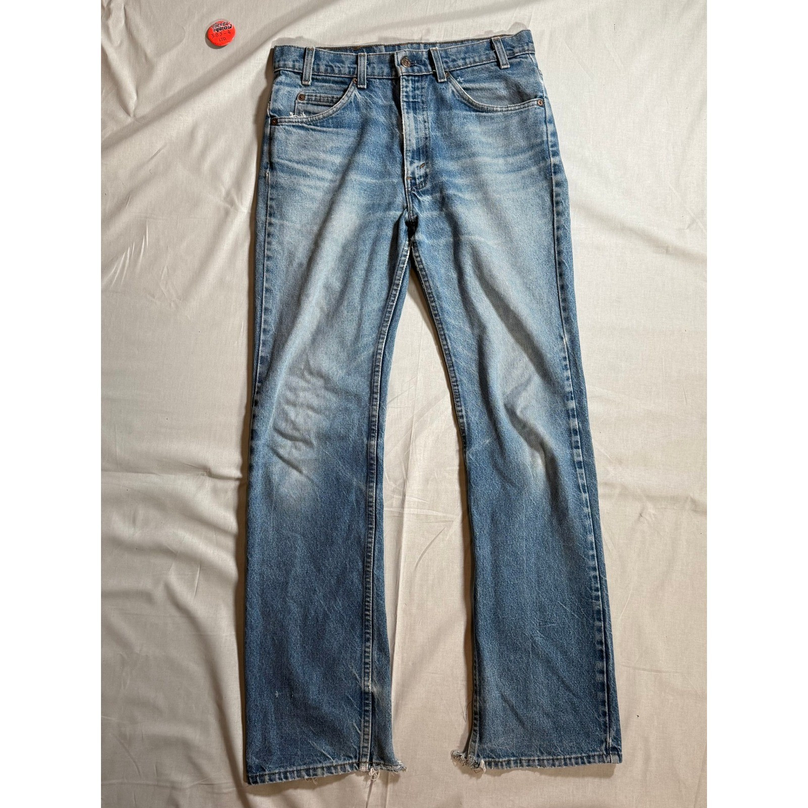 Vintage Levis 517 Orange Tab Jeans Late 70s Bootcut Light Wash Denim 32x33 | eBay US