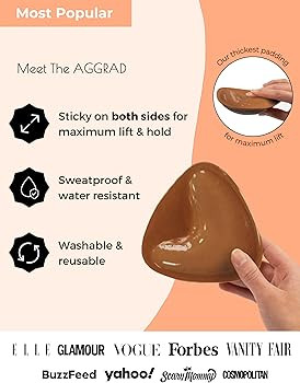 Double-Sided Sticky Bra Pads Inserts Ultra Instant Volume Push up Stick on Bra for Women Swimsuit... | Amazon (US)