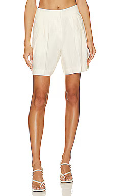 L'Academie Carinne Short in Creme from Revolve.com | Revolve Clothing (Global)