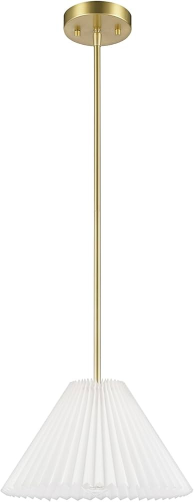 Globe Electric Novogratz x 67000103 Novogratz x Globe Matte Brass Pendant Lighting with Off-White... | Amazon (US)