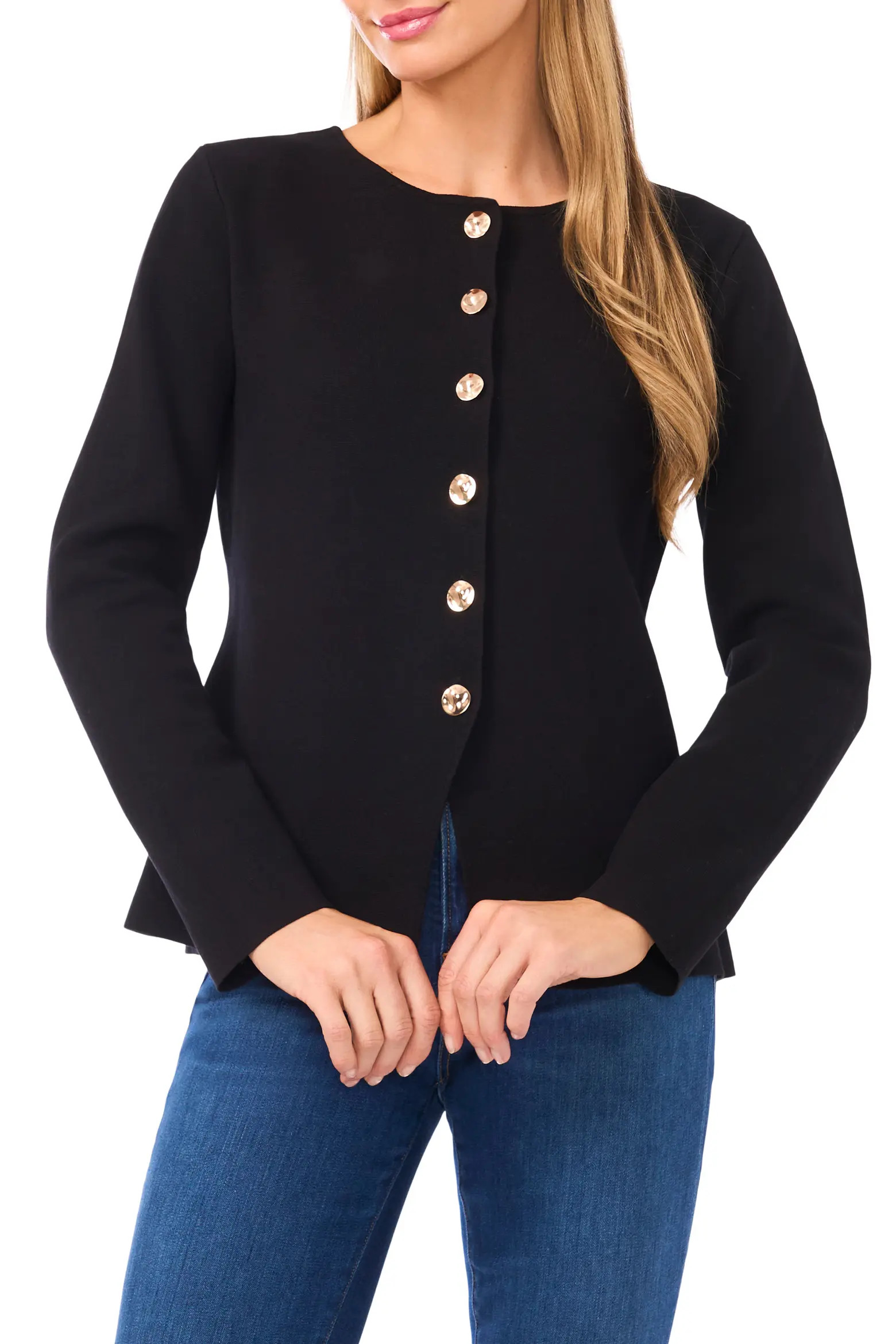 Collarless Cardigan (Women) | Nordstrom | Nordstrom