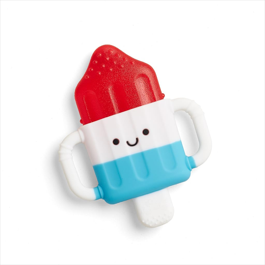 Itzy Ritzy Cold Teether - Itzy Cool Teether with Handles & Removable, Textured Teething Toy (Hero... | Amazon (US)