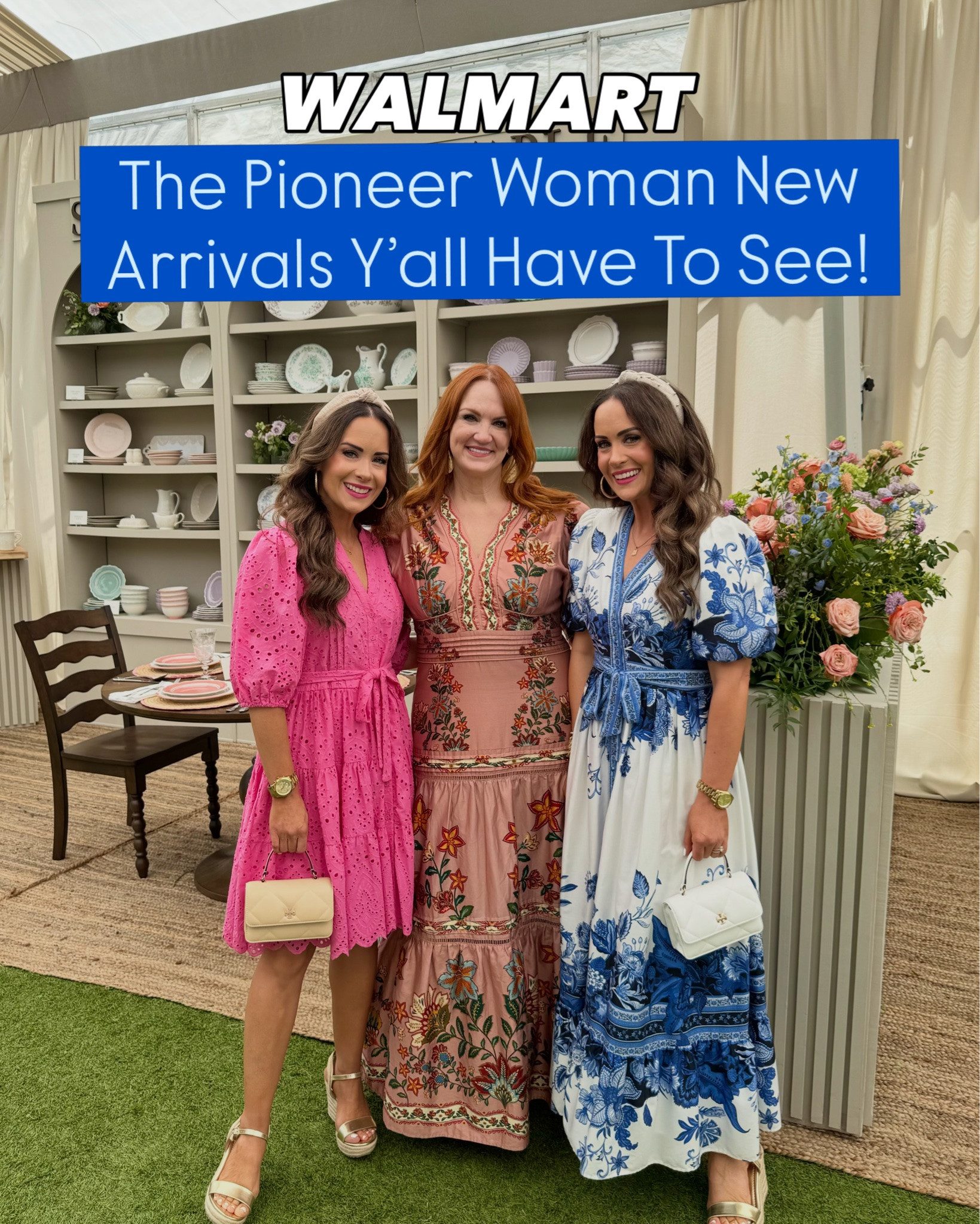 We are so excited to share that the amazing @thepioneerwoman just launched a new collection at @walmart! 🌟 Comment LINKS to shop all of the items shown here + more favorites from Ree’s stunning collection! 🍁From new velvet pillows and ruffle blankets to dish sets and artwork - y’all are going to LOVE these new Walmart styles! The details and variety of styles are incredible. 🎉 She even has furniture options that look so high end yet are still affordable! Congratulations on another amazing collection, Ree! Everything is fabulous and we can’t wait to use it all! 💕 We so appreciate you sending them to us! ~ L & W 

P.S. We had the honor of meeting Ree last summer and it was such a dream come true!!!! 🥰
#walmartpartner #walmart #walmartstyle @thepioneerwomancollection @thepioneerwomanmag