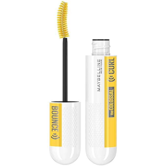 Maybelline Volum' Express Colossal Curl Bounce Washable Curling Mascara, Very Black, 1 Count | Amazon (US)