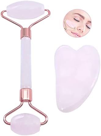 Jade Facial Roller And Gua Sha Set,Gua Sha Facial Tool,Beauty Cosmetic Facial Skin Roller Massage... | Amazon (CA)