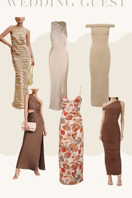 Neutral wedding guest dress options 

#LTKwedding #LTKparties #LTKSeasonal