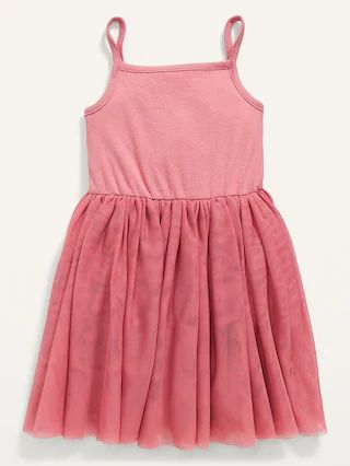 Sleeveless Rib-Knit Tutu Dress for Toddler Girls | Old Navy (US)