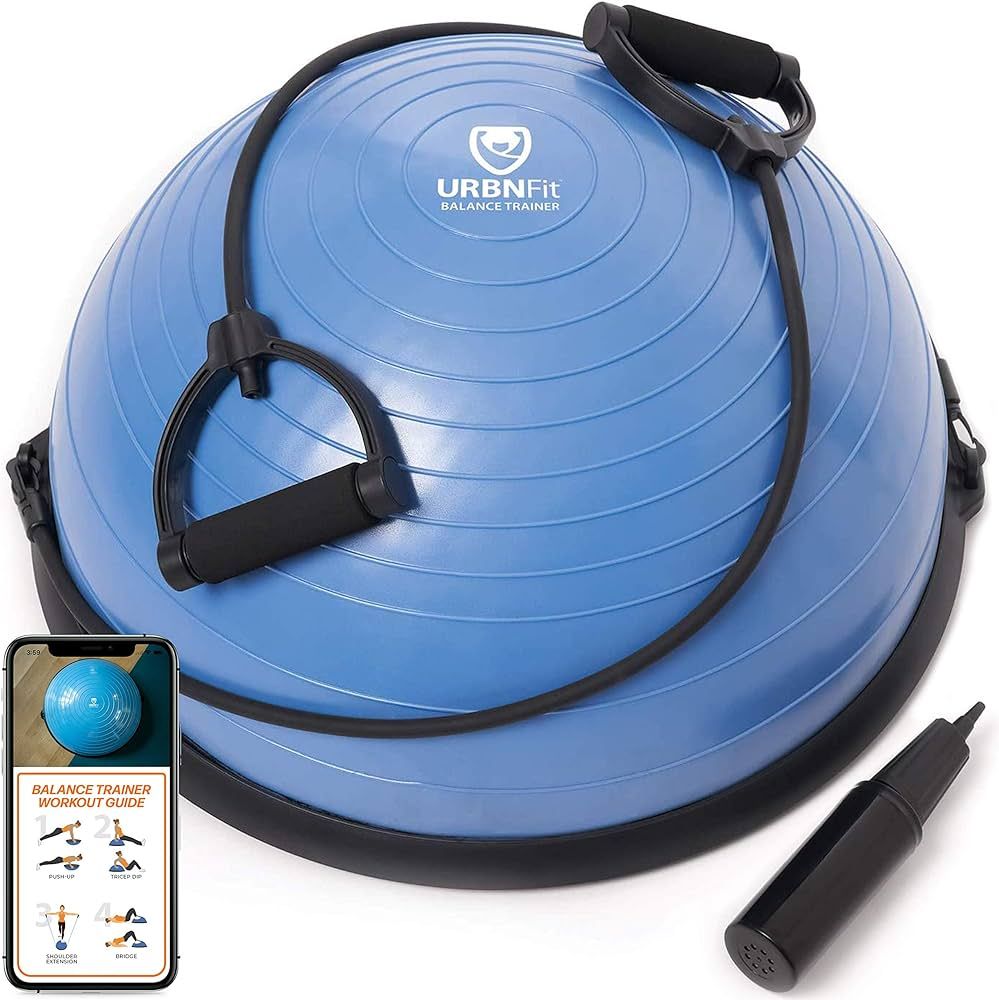 URBNFit Half Balance Ball - Yoga Ball Balance Trainer for Core Stability & Full Body Workout at H... | Amazon (US)