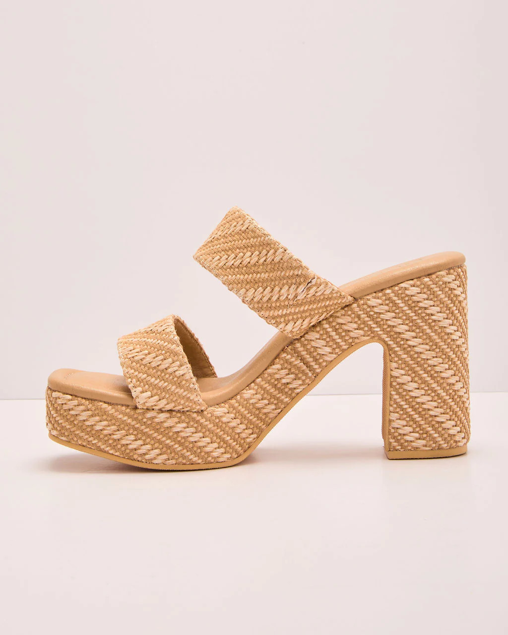 Kaima Raffia Platform Heeled Sandal | VICI