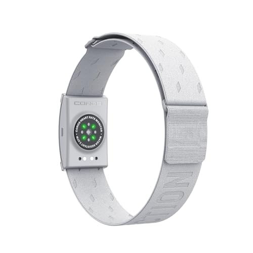 COROS Heart Rate Monitor, Comfort, Easy to wear, Auto-wear Detection, Advanced Sensor, Precise Data, Bluetooth, 38 Hours Battery Life, Connects up to 3 Devices at Once, for Run and Bike-Grey | Amazon (US)