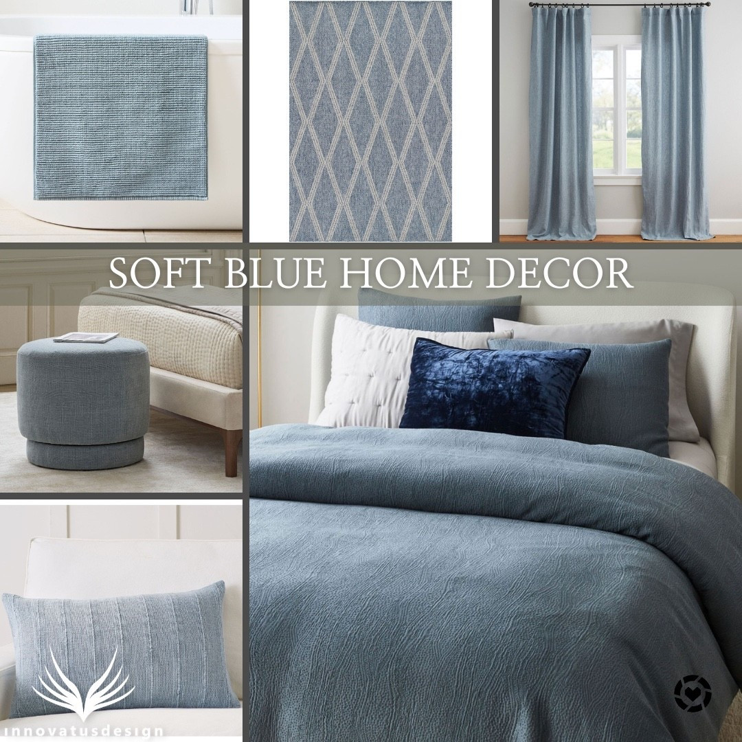 Dusky blue home decor is taking the interior design world by storm! Create a calming and coastal feel in your home with this collection of soft blue home decor!

#LTKFamily #LTKSeasonal #LTKHome