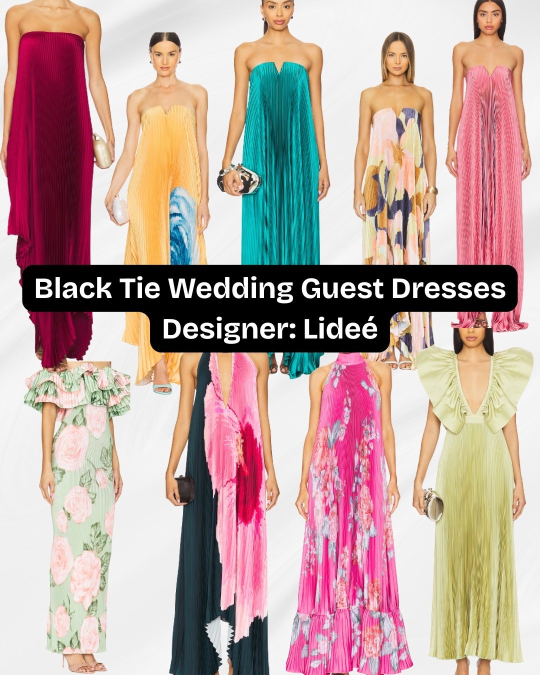 Black tie wedding guest dresses. 

#LTKWedding