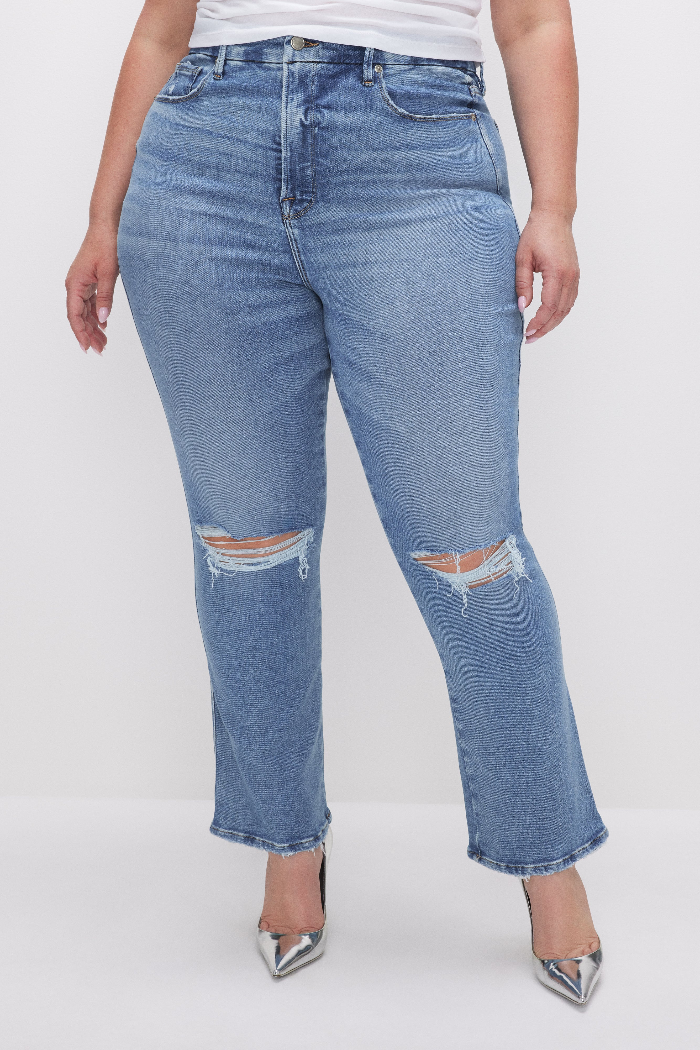GOOD CURVE STRAIGHT JEANS | Good American