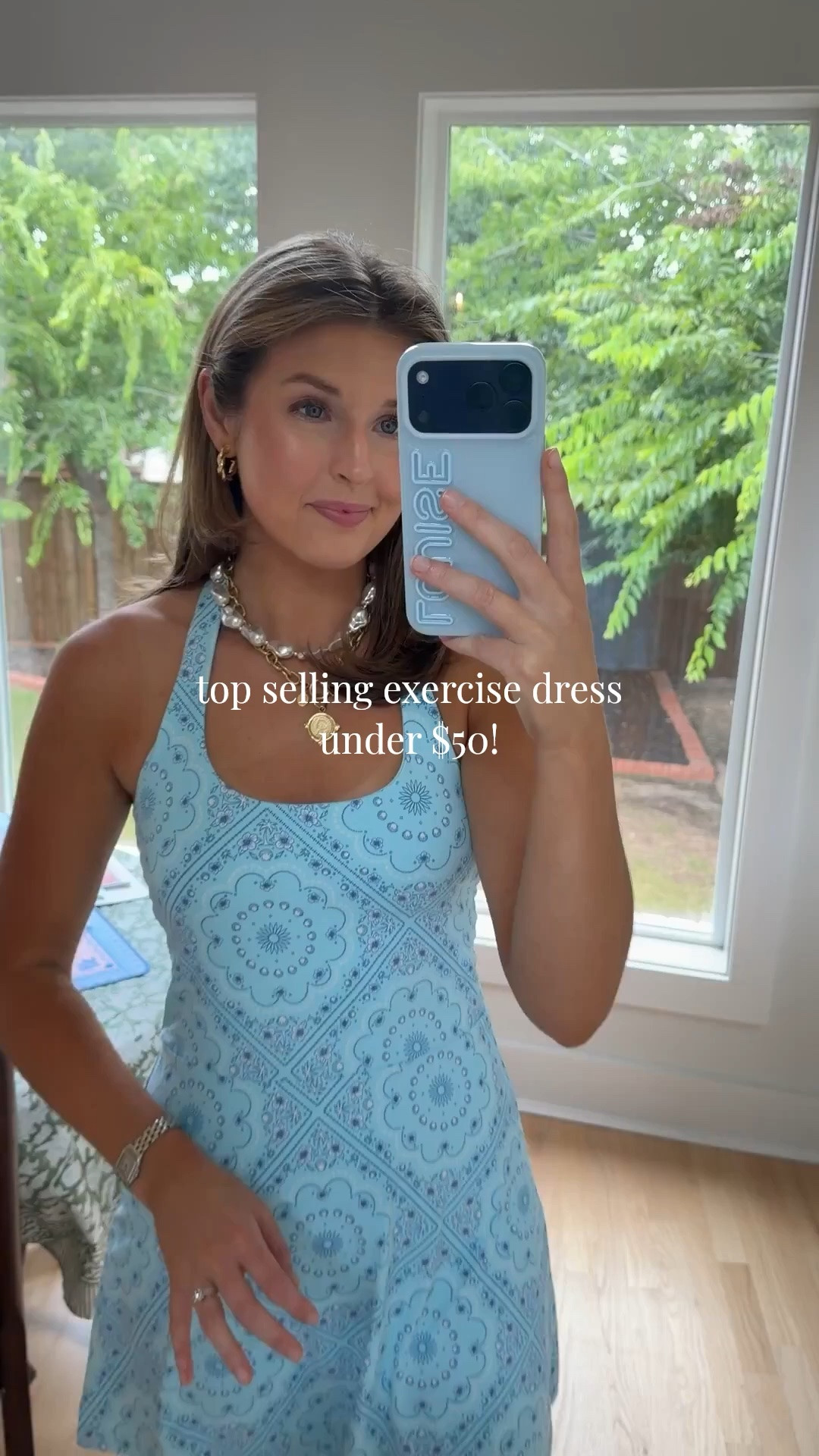 Top selling exercise dress under $50! Wearing a S