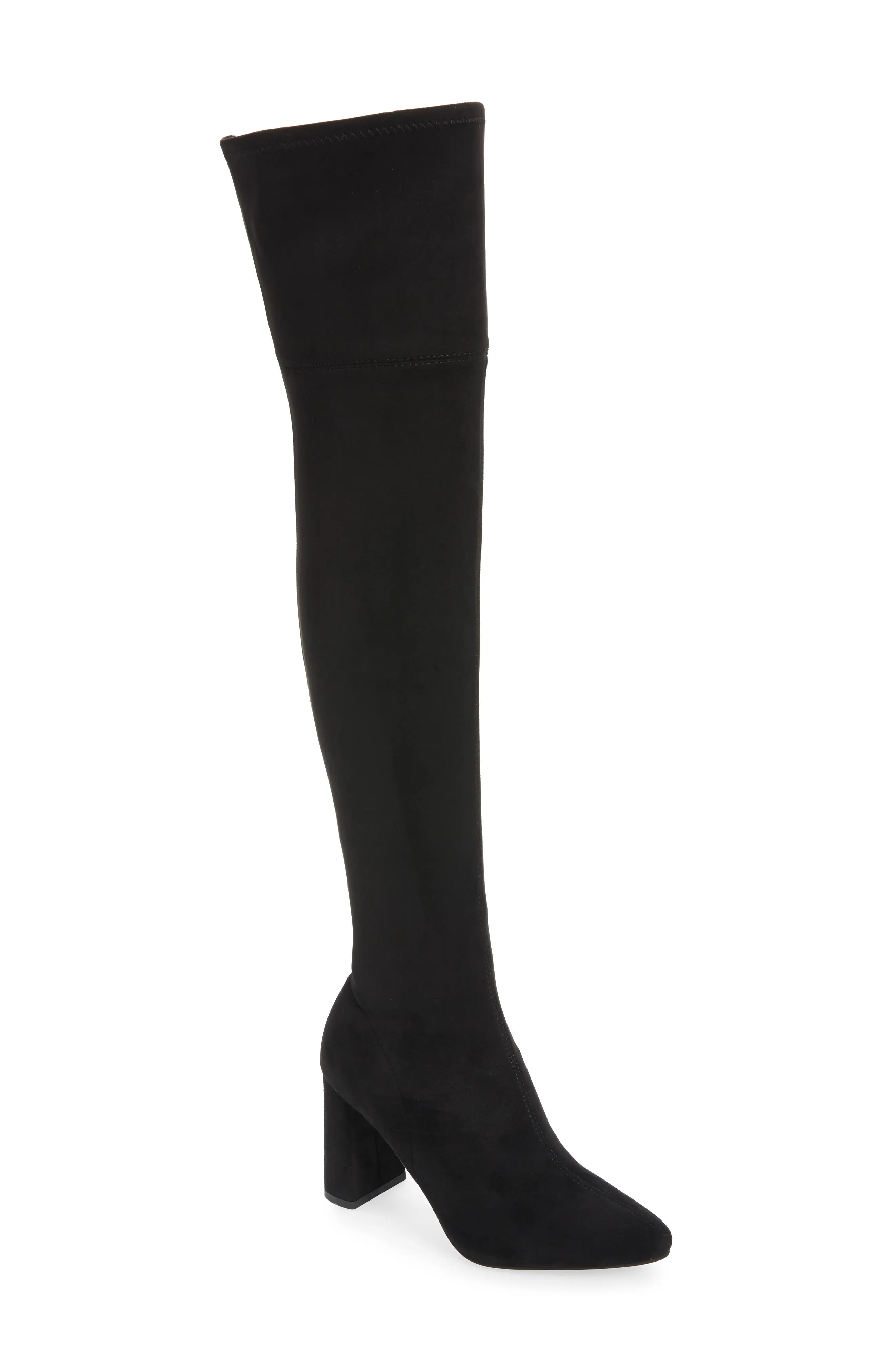 Jeffrey Campbell Parisah Over the Knee Boot in Black Suede at Nordstrom, Size 7.5 | Nordstrom