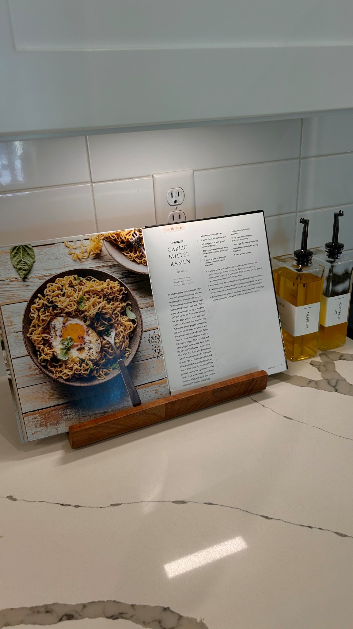 I’ve been on the hunt for a wooden cookbook holder and finally found the perfect one at @Target for only $20! It doubles as an iPad stand if you want to watch your favorite show while cooking. Such a cute and practical addition to our countertop 🤍

#LTKHome #LTKfoodie