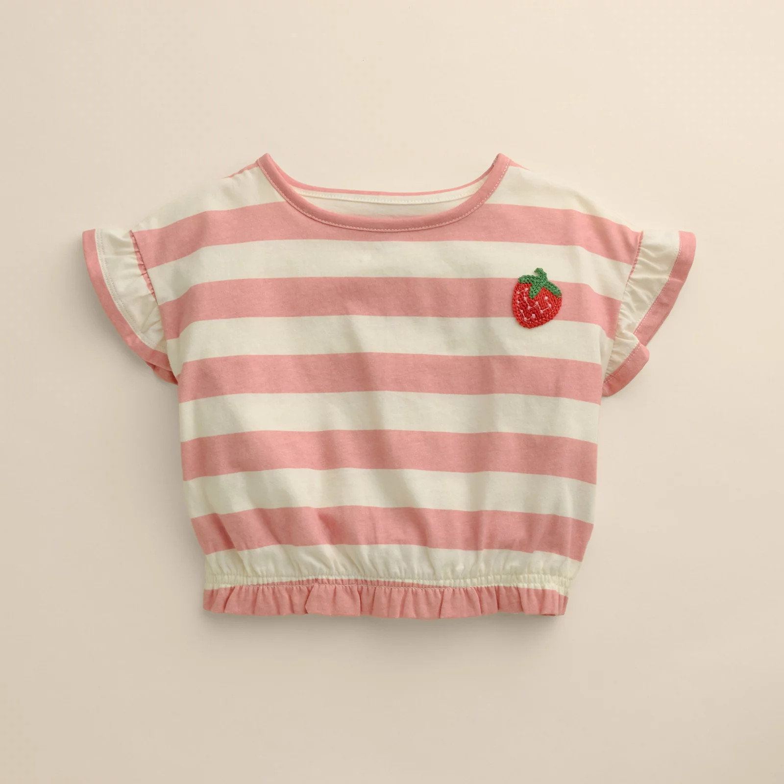 Baby & Toddler Girl Little Co. by Lauren Conrad Flutter Sleeve Tee | Kohl's