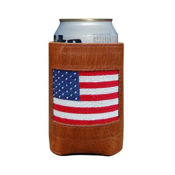 American Flag Multi Needlepoint Can Cooler | Etsy | Etsy (US)