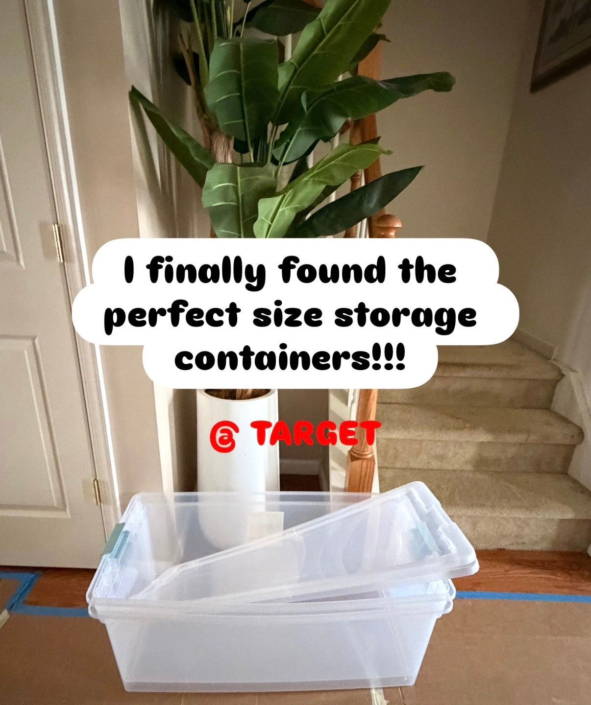 Run, don’t walk to Target. These Brightroom 110qt storage bins with latches are the PERFECT size!
The extra length works wonders fitting tricky decor

I may have driven 45 minutes to find these in store last night🤣
Perfect for decorations / seasonal decor ! - they’re stackable too 😊

#HomeOrganization #Storage #TargetFind #Garage #Organization #FindsUnder15 #Decor #StorageContainer

#LTKSeasonal #LTKHome #LTKMens