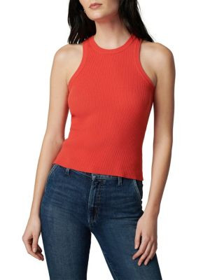 Joe's Jeans Daria Rib-Knit Tank on SALE | Saks OFF 5TH | Saks Fifth Avenue OFF 5TH