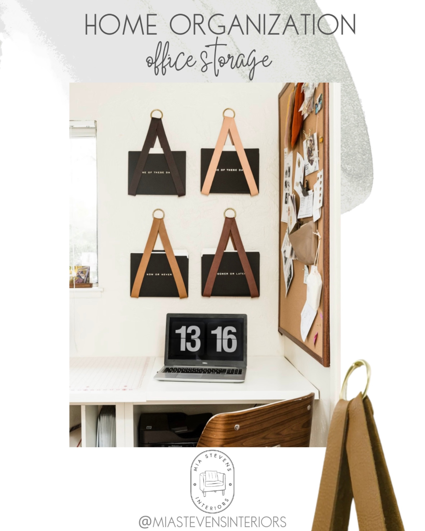 Get your home office organized! Eliminate clutter on your desk with this beautiful hanging file holder!

#LTKFind #LTKhome