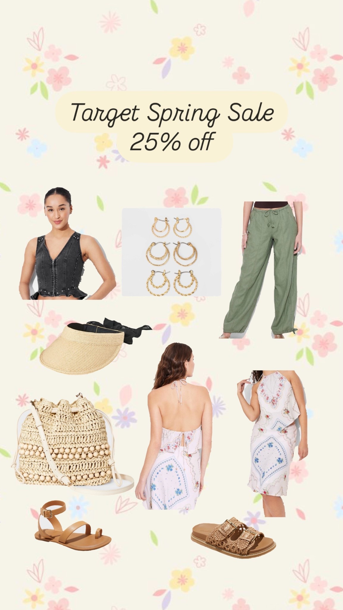Some purchases I made before we went on our vacation are now included in  Targets spring sale!! Now all we need is some nicer weather in Ohio, so I can wear them here. Everything fits true to size.🌺

#LTKStyleTip #LTKSaleAlert #LTKSeasonal