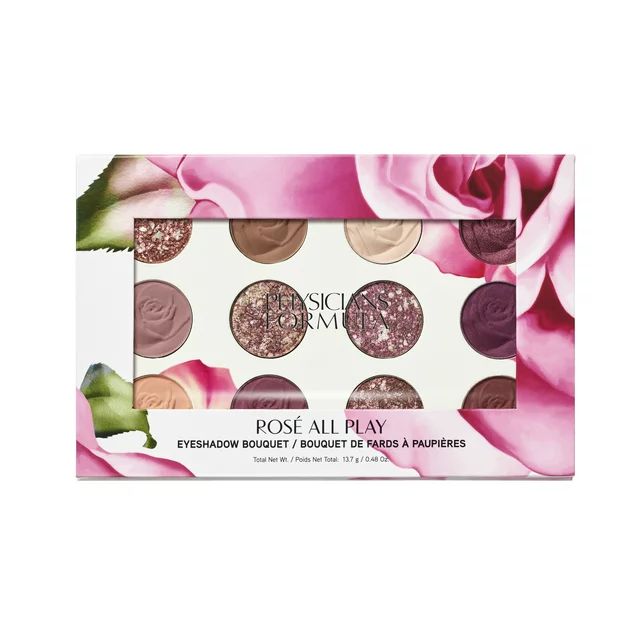 Physicians Formula Rose All Play Eyeshadow Bouquet Palette, 12 Shades, Rose | Walmart (US)