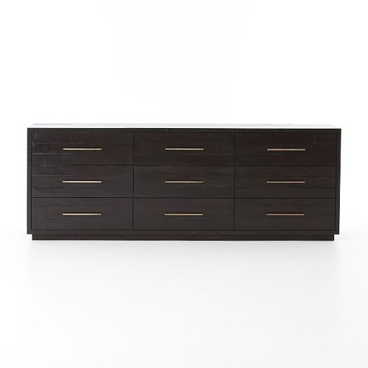 Alexa Burnished Pedestal 9-Drawer Dresser (88”) | West Elm (US)