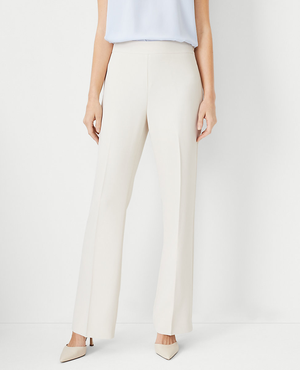 The Petite Side Zip Trouser Pant in Fluid Crepe | Ann Taylor