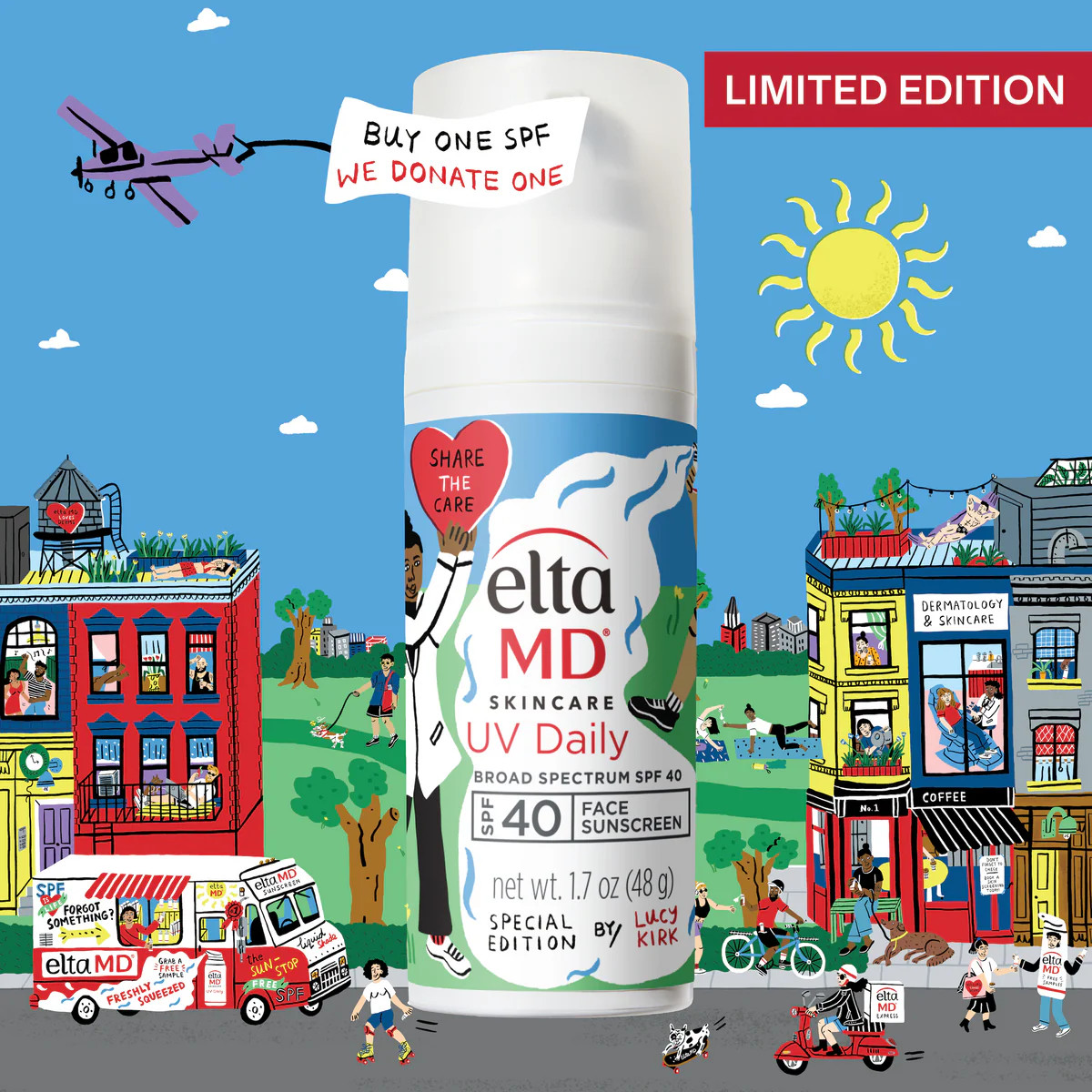 EltaMD UV Daily Limited Edition Bottle Broad-Spectrum SPF 40 | EltaMD