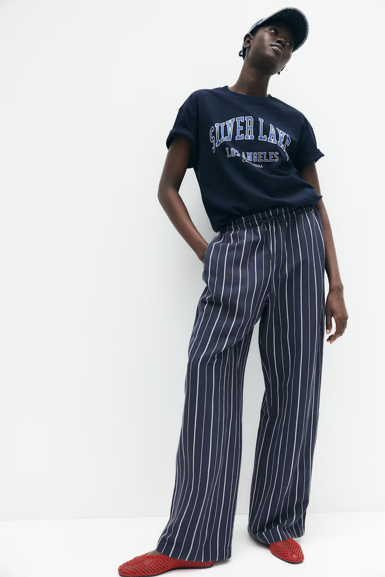 Linen-Blend Pants | H&M (US + CA)