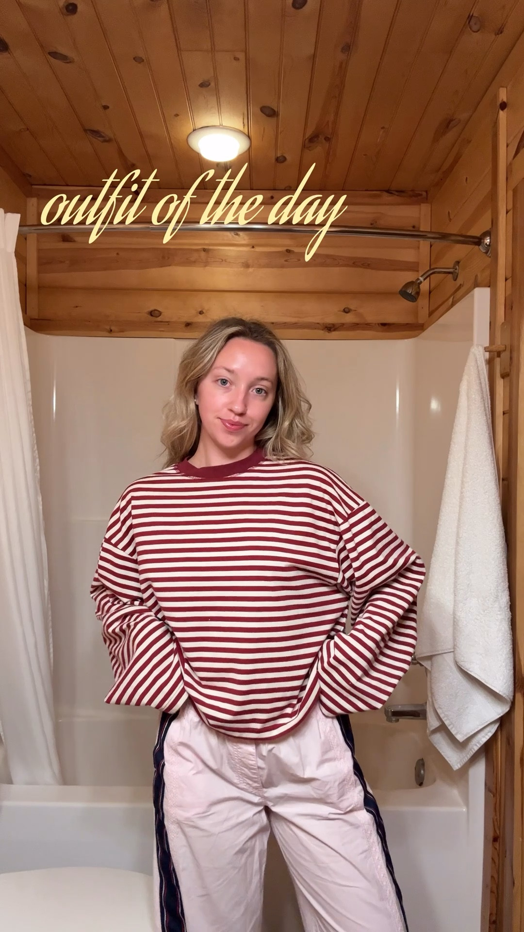 cute, comfy, and transitional for the mountains! started at 50° in the morning and was 65° by lunch 🫶🌼
sweatshirt: xs
top: xs
pants: small 


#LTKootd #LTKActive #LTKdayinmylife