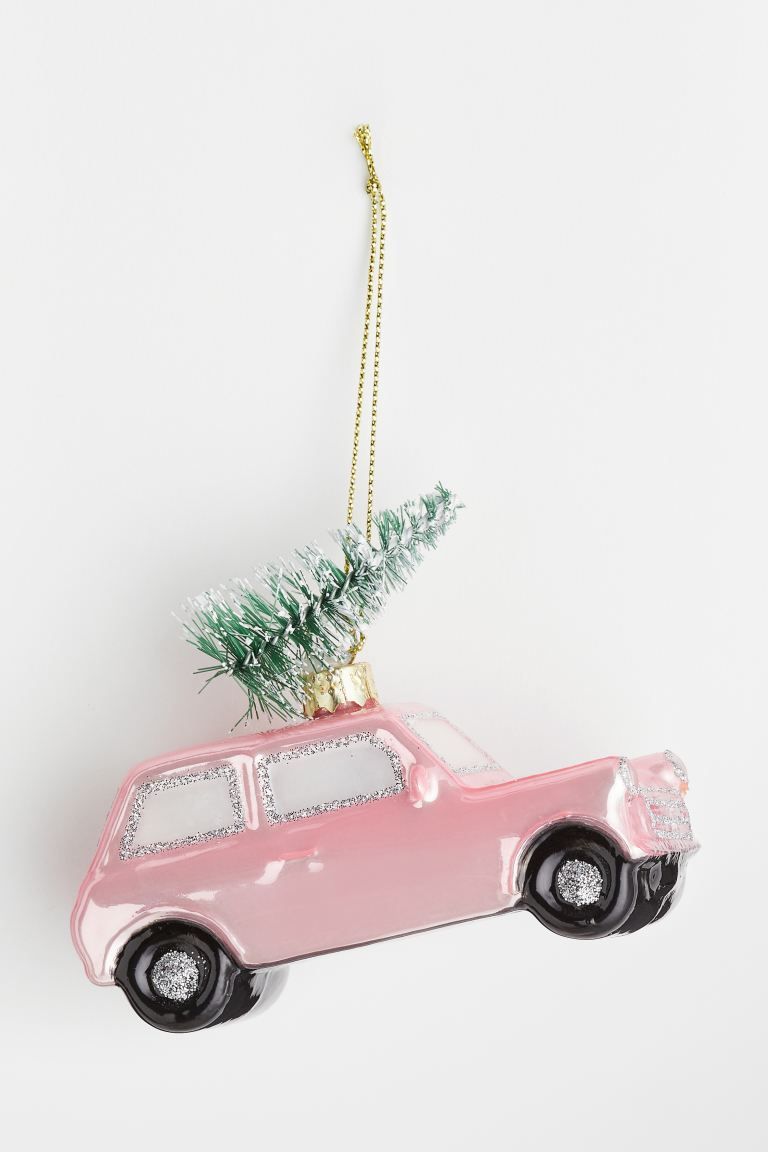 Christmas Tree Ornament - Light pink/car - Home All | H&M US | H&M (US + CA)