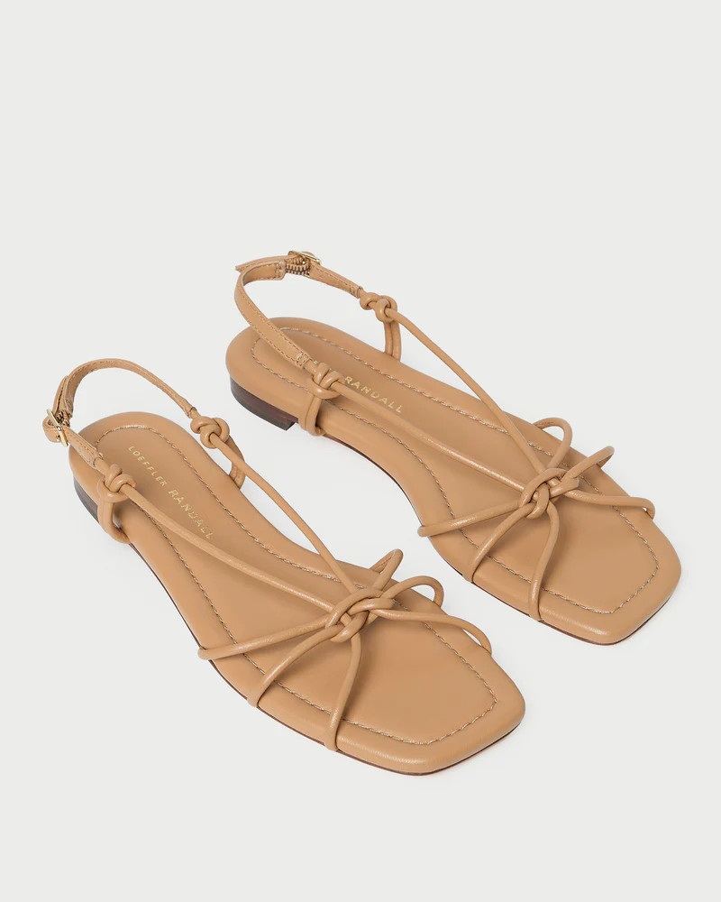 Karly Dune Leather Strappy Sandal | Loeffler Randall