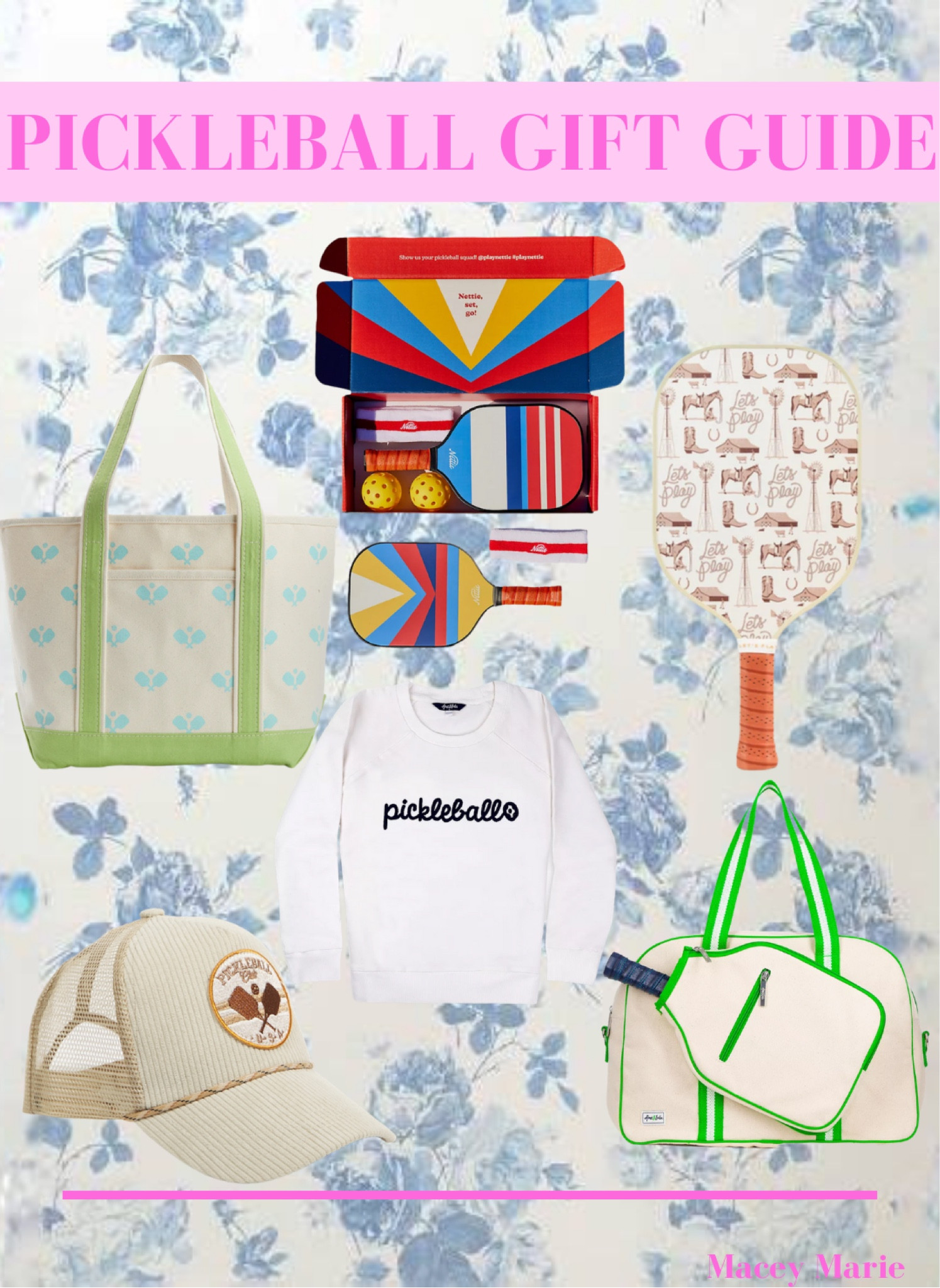 Pickle ball gift guide for the girl who loves pickle ball! 

Sports, athletic gifts, preppy gifts, gift guide, pickleball  

#LTKGiftGuide #LTKsalealert #LTKHoliday