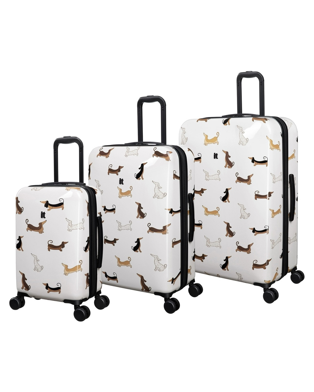 Dachshund luggage! All three sizes of the dachshund suitcases are back in stock! 

#LTKTravel #LTKHome #LTKSaleAlert