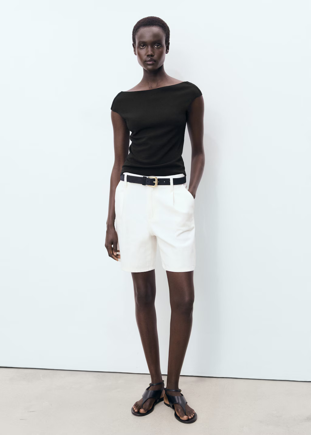 Open-back top black - Woman - M - MANGO | Mango (US/MX/AU)