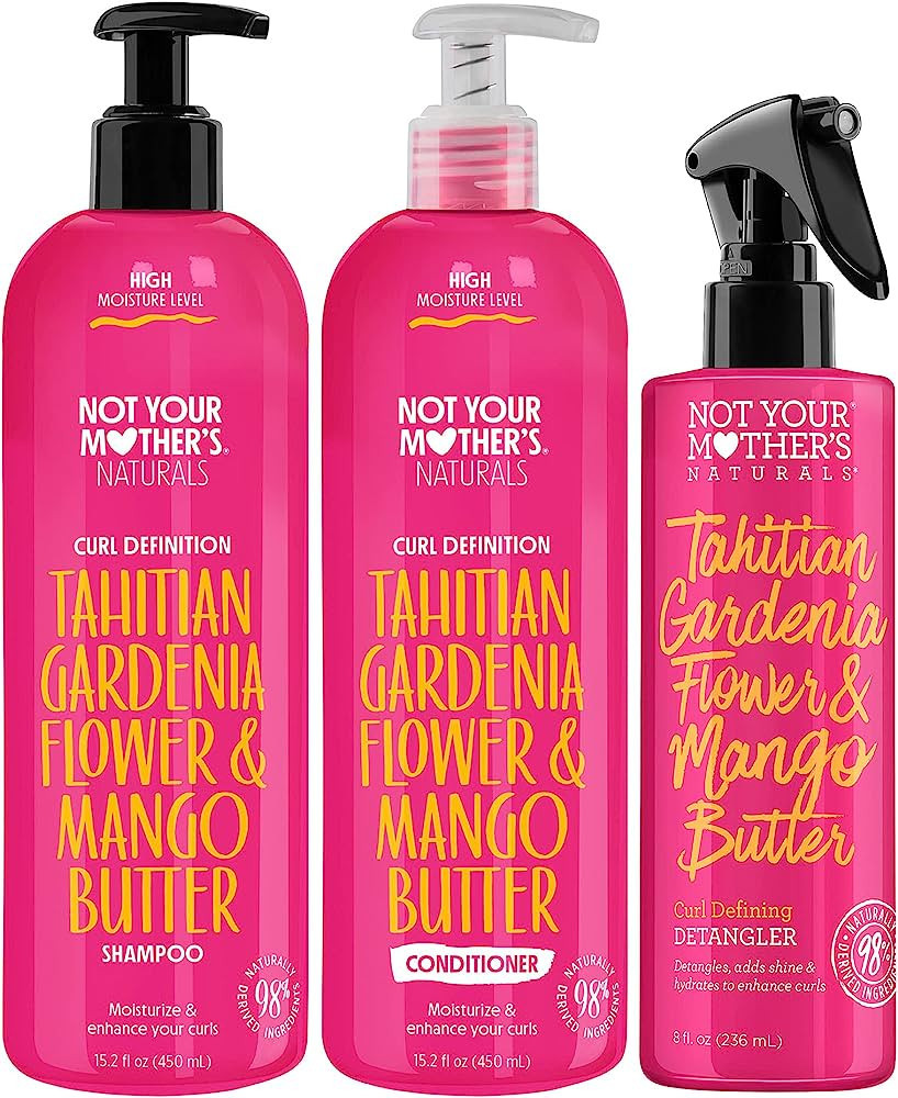 Not Your Mother's Naturals Curl Definition Shampoo, Conditioner, and Hair Detangler (3-Pack) - Ta... | Amazon (US)