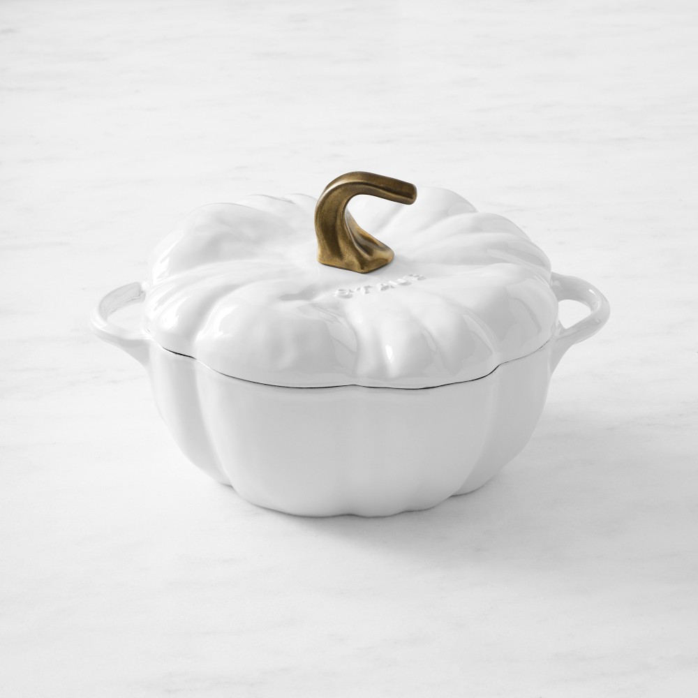 Staub Enameled Cast Iron Pumpkin Cocotte, 3.5-Qt. | Williams-Sonoma