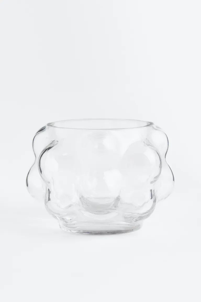 Bubbly Glass Tea Light Holder | H&M (US + CA)