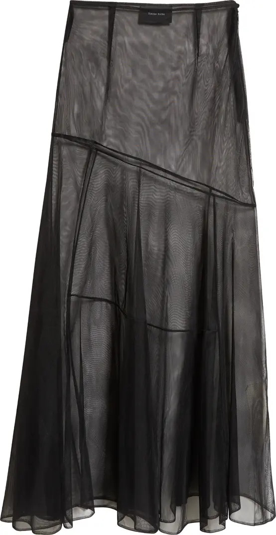 Simone Rocha Sheer Bias Cut Tulle Maxi Skirt | Nordstrom | Nordstrom