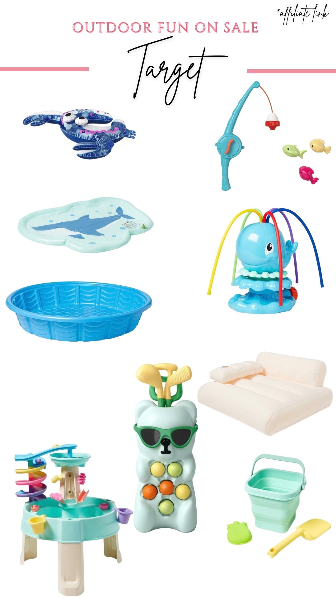 Kid’s outdoor toys on sale at target! Perfect time stock up on pool floats, summer toys and outdoor activities