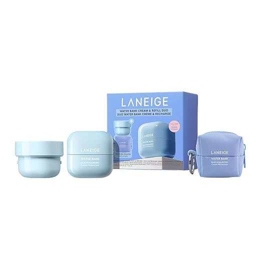 LANEIGE Water Bank Blue Hyaluronic Cream Moisturizer: Hydrating Korean Face Cream with Squalane &... | Amazon (US)