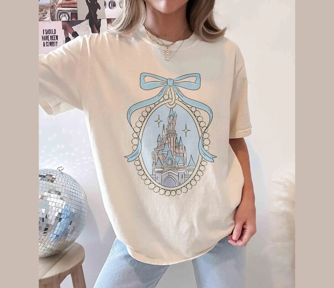Comfort Colors Disney Princess Castle Shirt, Magic Kingdom Shirt, Vintage Castle Shirt, Disney Fa... | Etsy (US)
