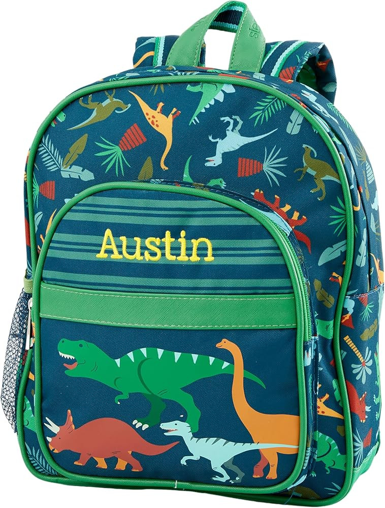 Personalization Universe Stephen Joseph Personalized Dino Backpack for Kids - Custom Name Embroid... | Amazon (US)