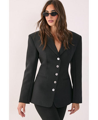 Women's Premium Cinched Waist Blazer | Macy's
