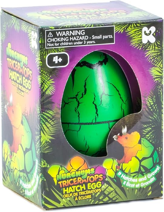 Keycraft Dinosaur Egg | Triceratops Dinosaur Toy | 11 cm | Amazon (UK)